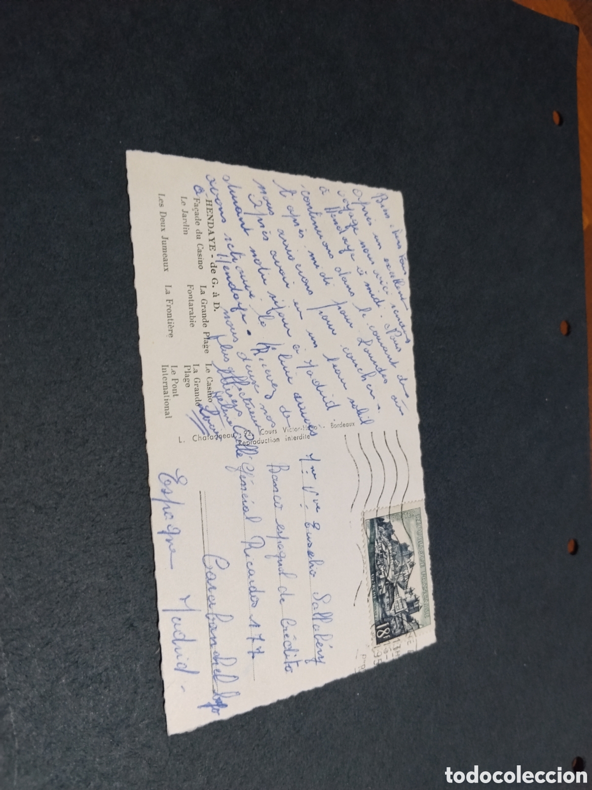 Postales: Postal hendaye casino..... - Foto 2