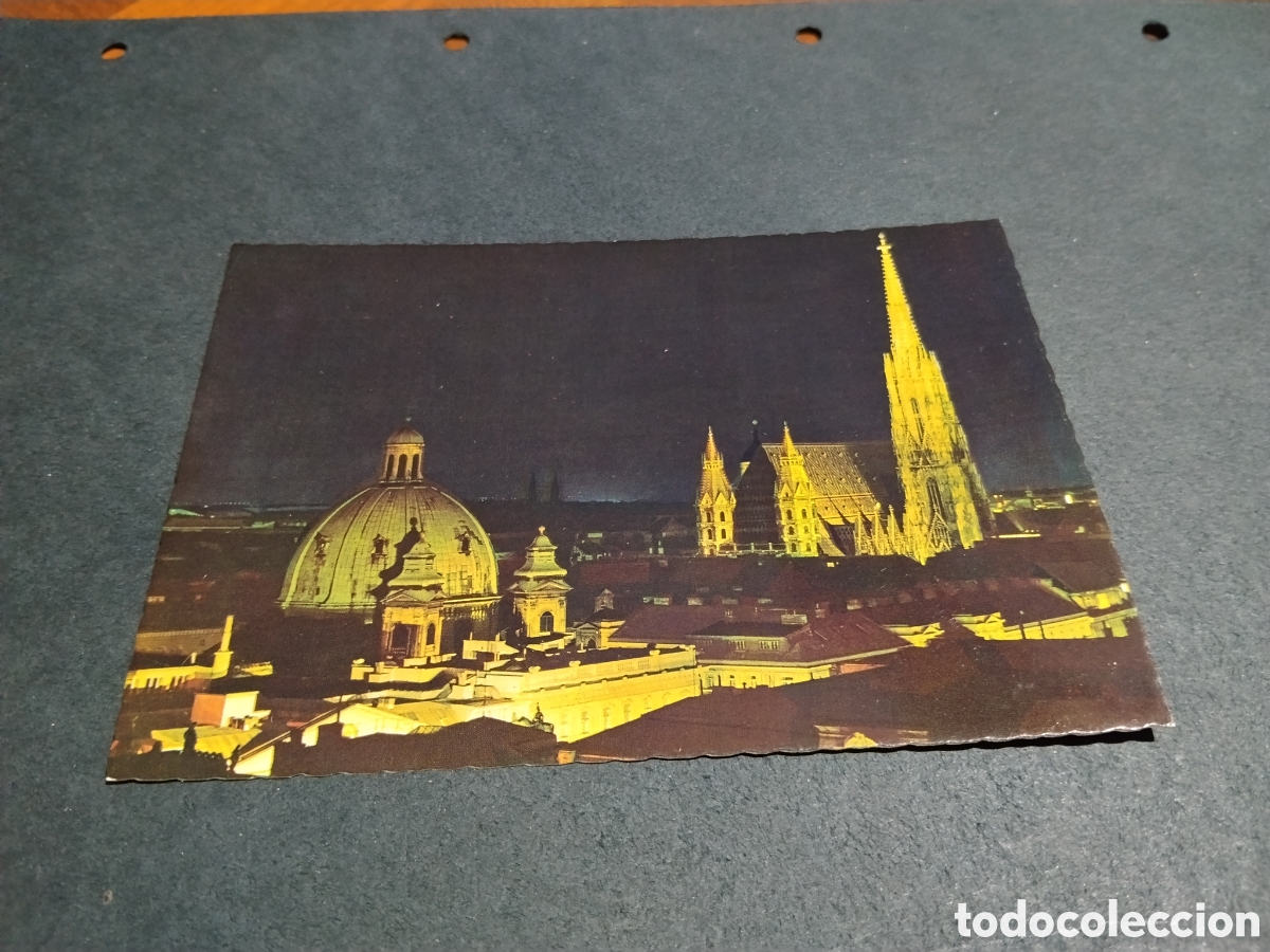 Postales: Postal Viena de noche...