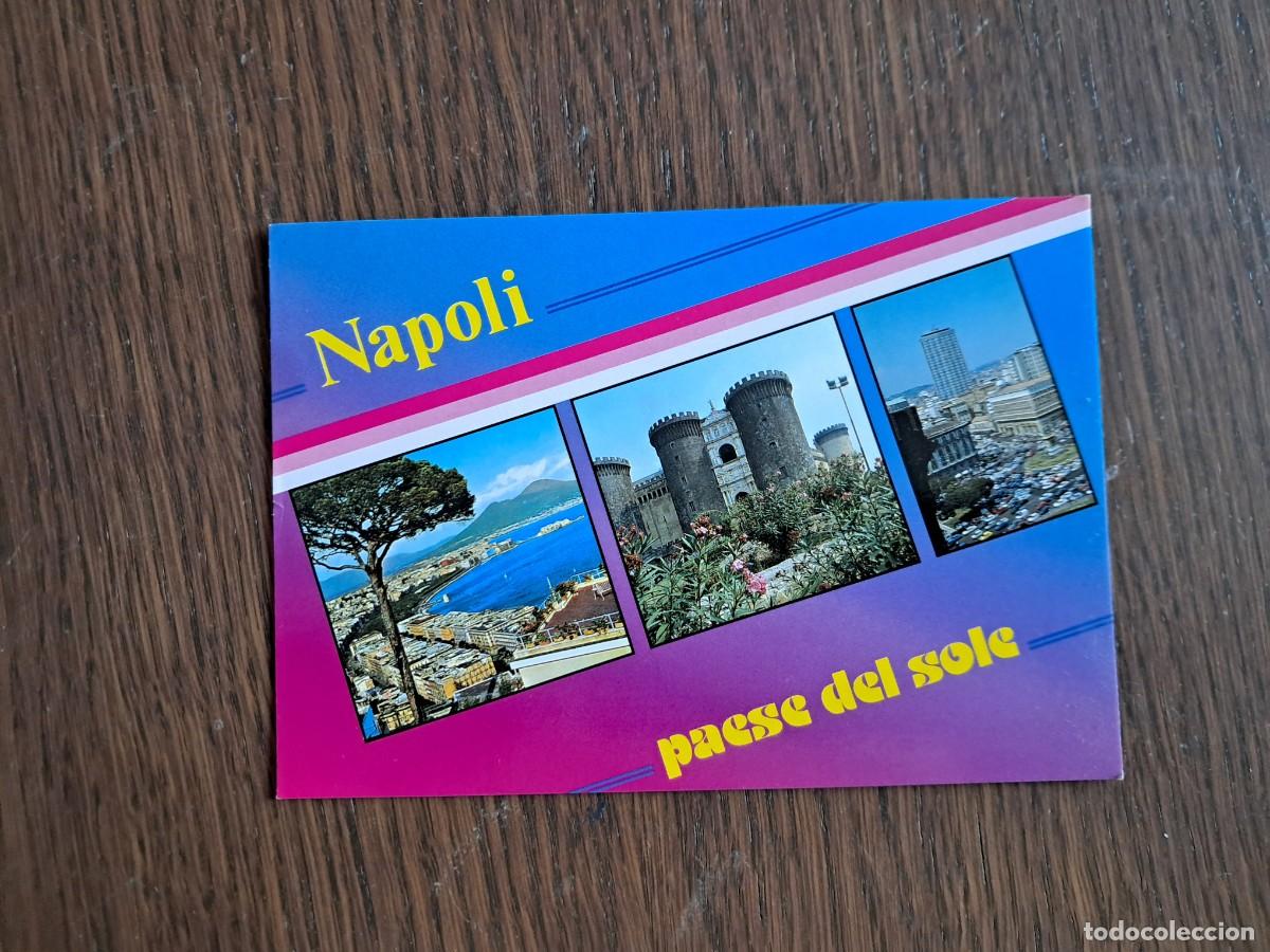 Postales: postal de Italia, diferentes vistas de Napoles,