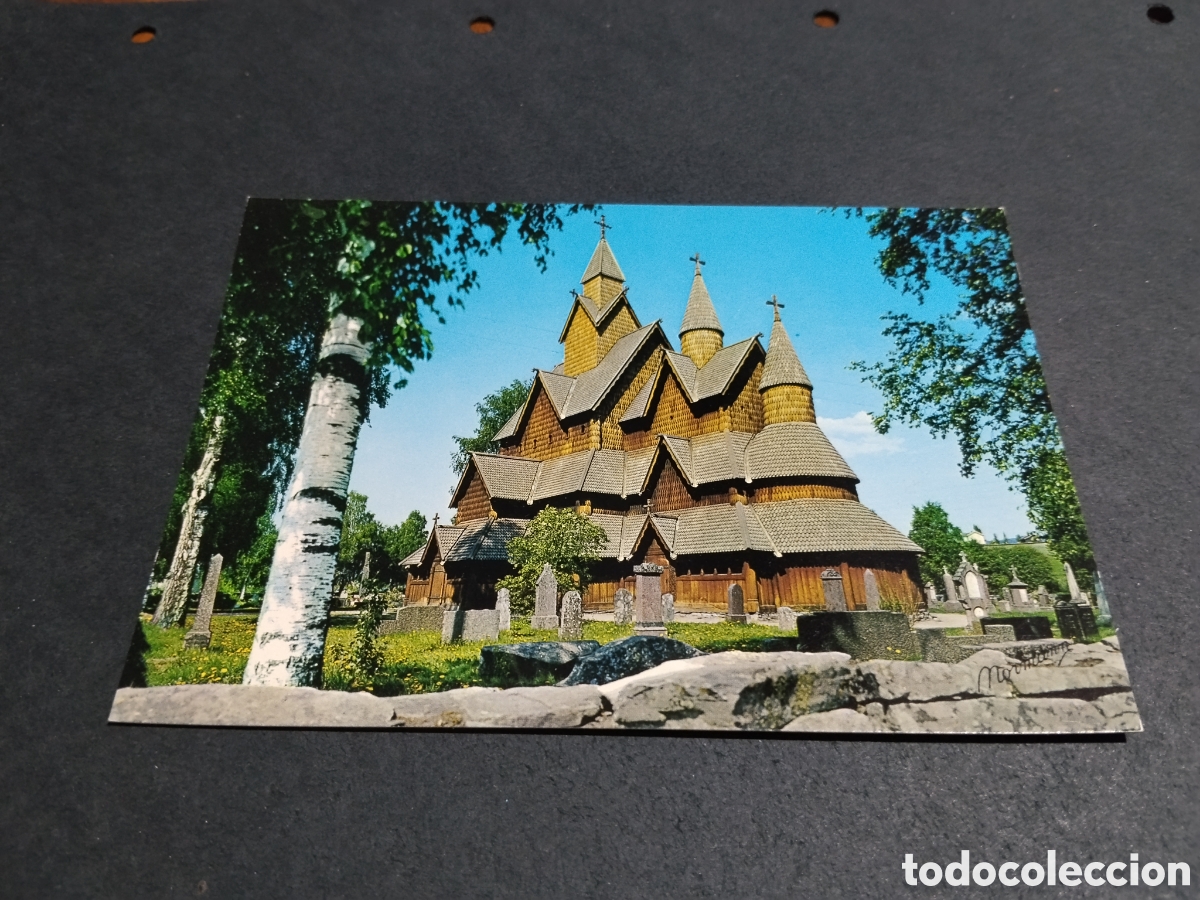 Postales: Postal Noruega iglesia...... - Foto 1