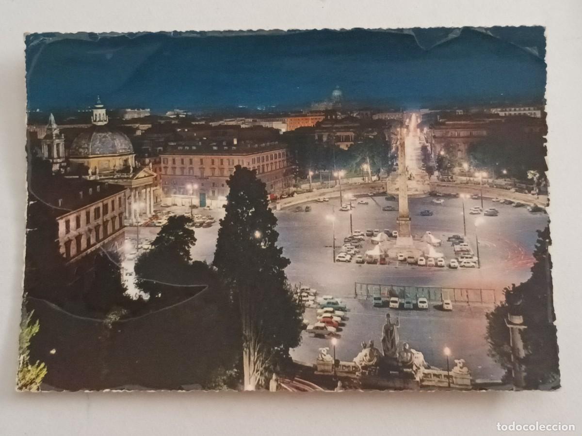 Postales: ROMA (ITALIA). ROMA DE NOCHE. PIAZZA DEL POPOLO