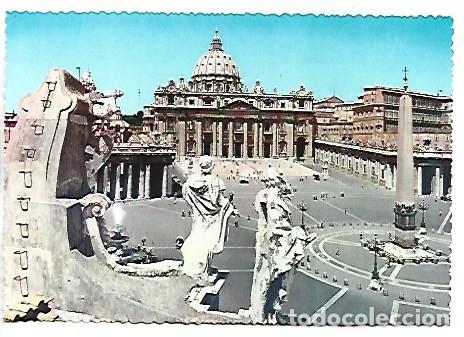Postcards: PIAZZA S. PIETRO E BASILICA.- CITTA DEL VATICANO / ITALIA