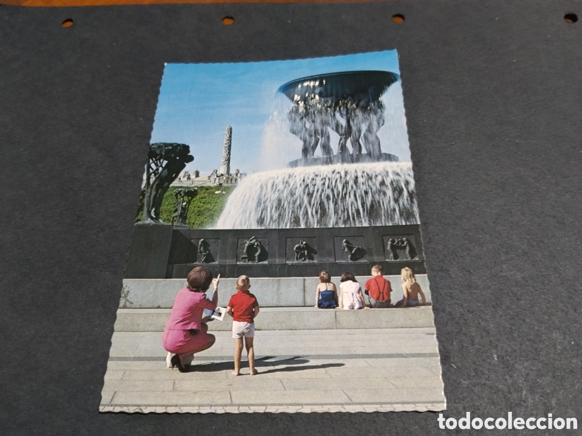 Postales: Postal Oslo ni&ntilde;os fuente