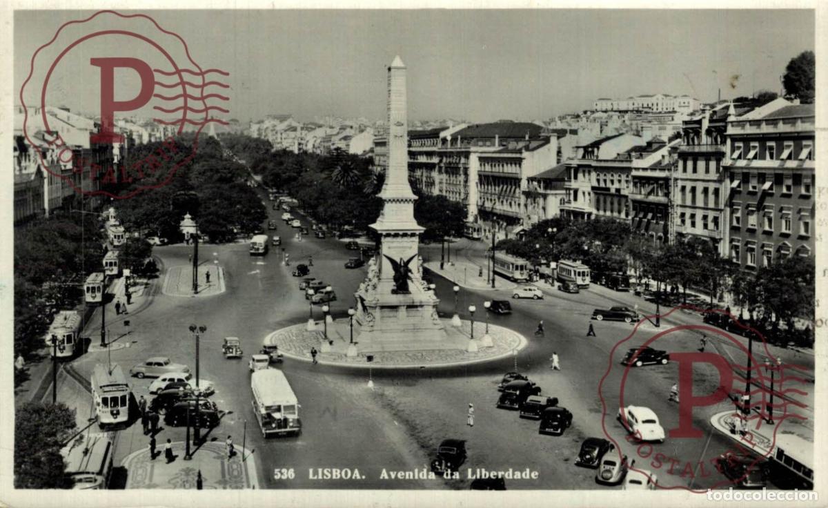 Cartoline: LISBOA. Avenida Da Liberdade. PORTUGAL LE PORTUGAL
