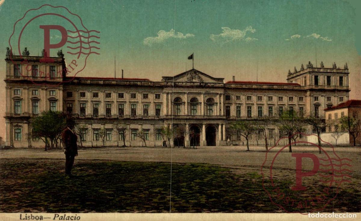 Postales: LISBOA. Palacio. PORTUGAL LE PORTUGAL