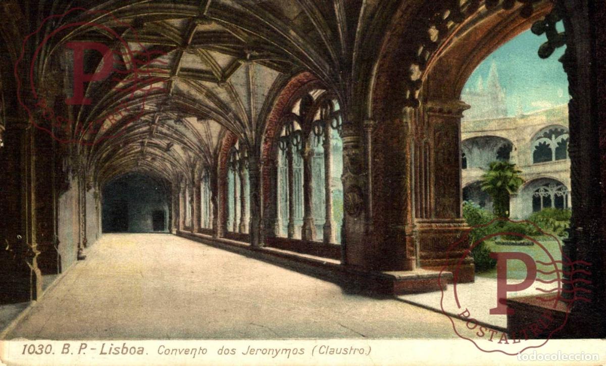 Postales: LISBOA. Convento Dos Jeronymos, Claustro. PORTUGAL LE PORTUGAL