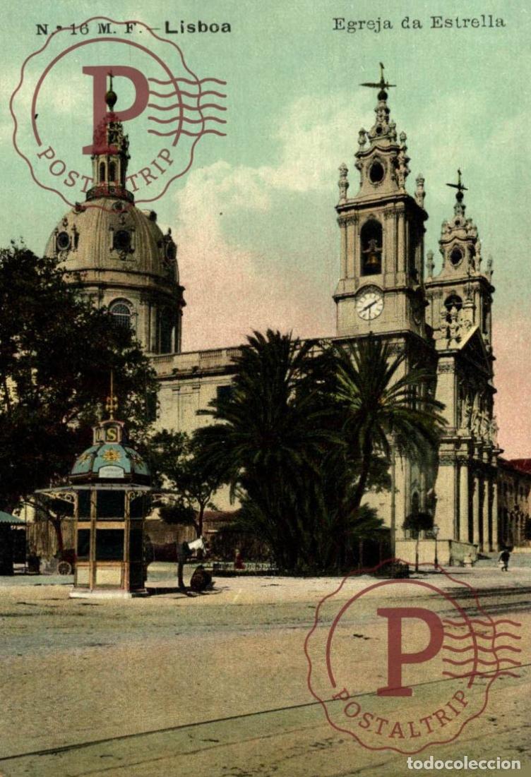 Postales: LISBOA. Egreja da Estrella. PORTUGAL LE PORTUGAL
