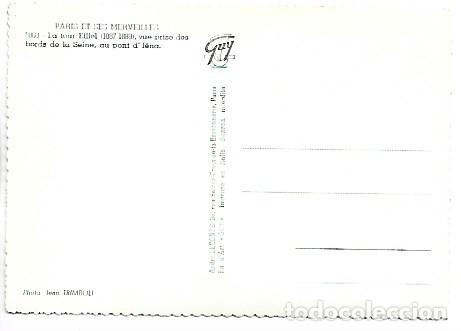 Postales: LA TOUR EIFFEL.- PARIS / FRANCIA - Foto 2