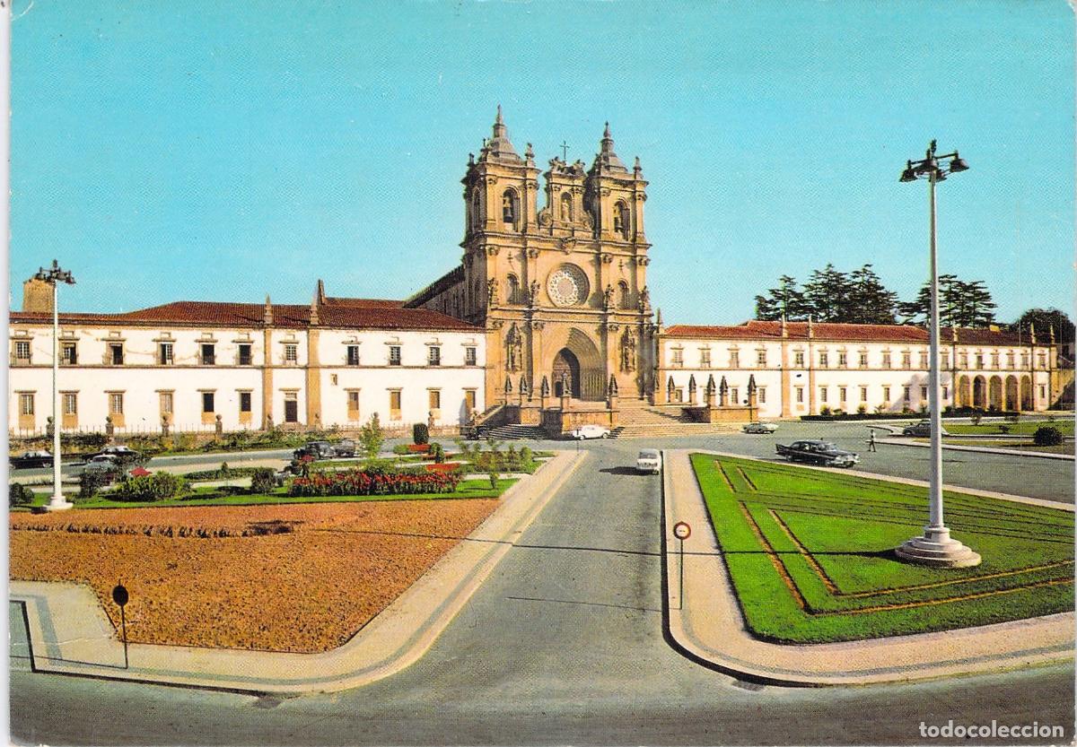 Postales: Postal del Monasterio de Alcoba&ccedil;a en Portugal