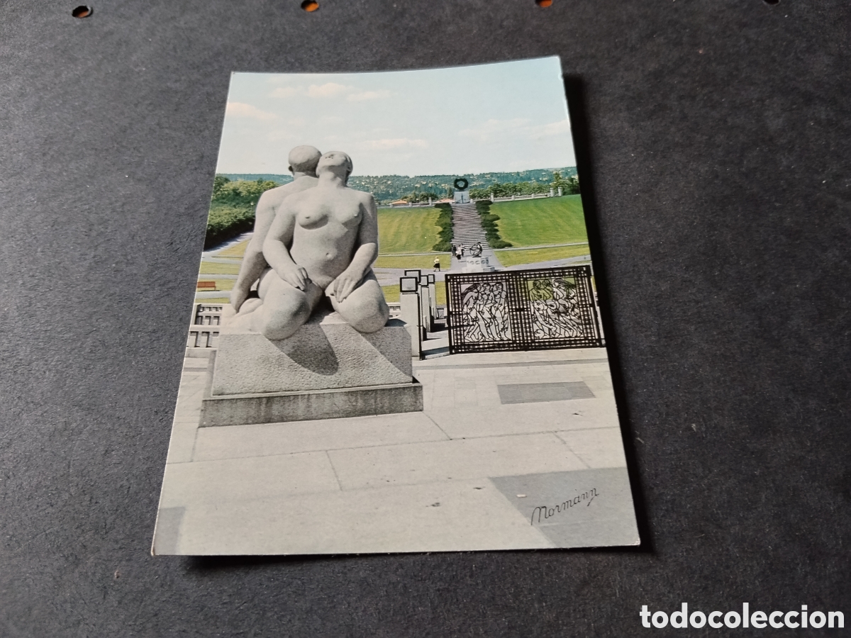 Postales: Postal Noruega escultura