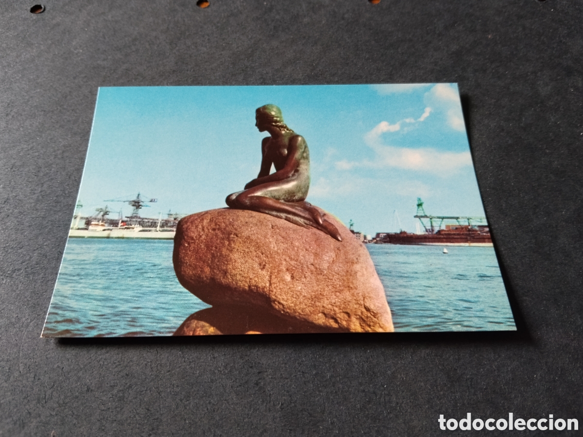 Postales: Postal Copenhague escultura