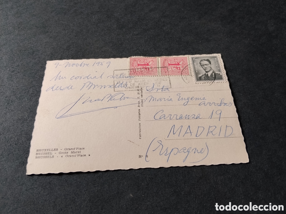 Postales: Postal Bruselas plaza - Foto 2
