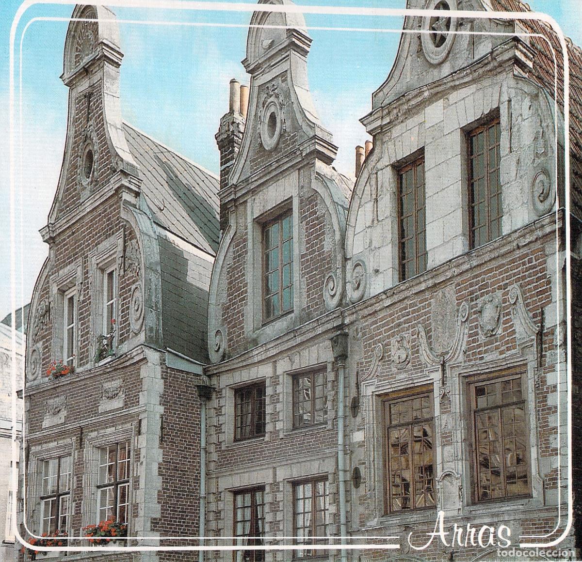 Postales: Postal de las casas de estilo flamenco en Arras, Francia