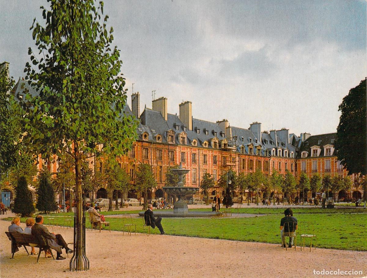 Postales: Postal de Paris: Vista de la Place des Vosges