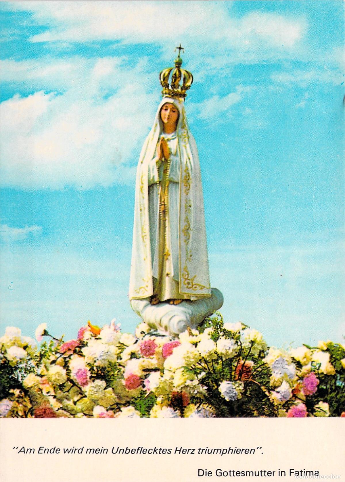 Postales: Postal de Nuestra Se&ntilde;ora de F&aacute;tima Portugal