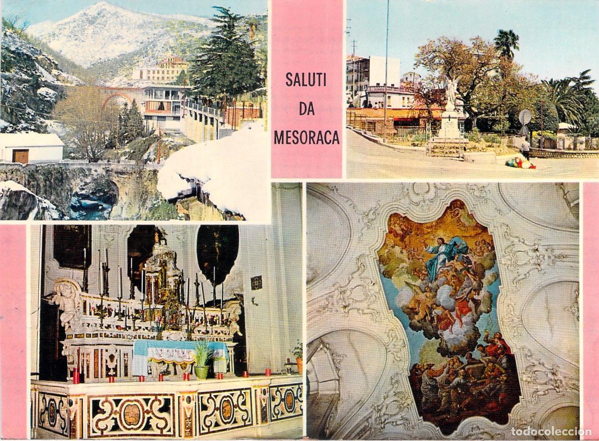 Postales: Postal de Mesoraca en Italia con vistas de la ciudad e iglesia