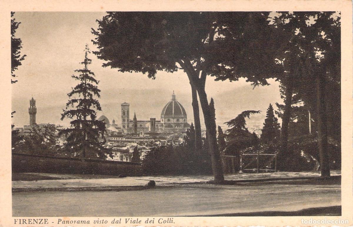 Postales: Postal de Florencia, Panorama desde Viale dei Colli