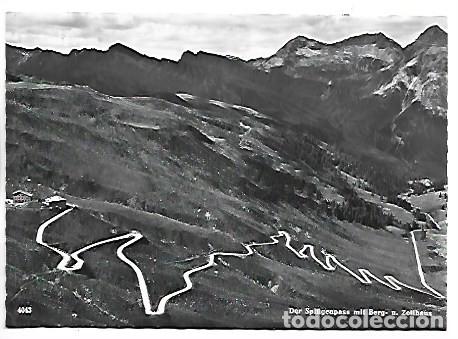 Postales: DER SPLUGENPASS MIT BERG.- U.ZOLLHAUS / ALEMANIA