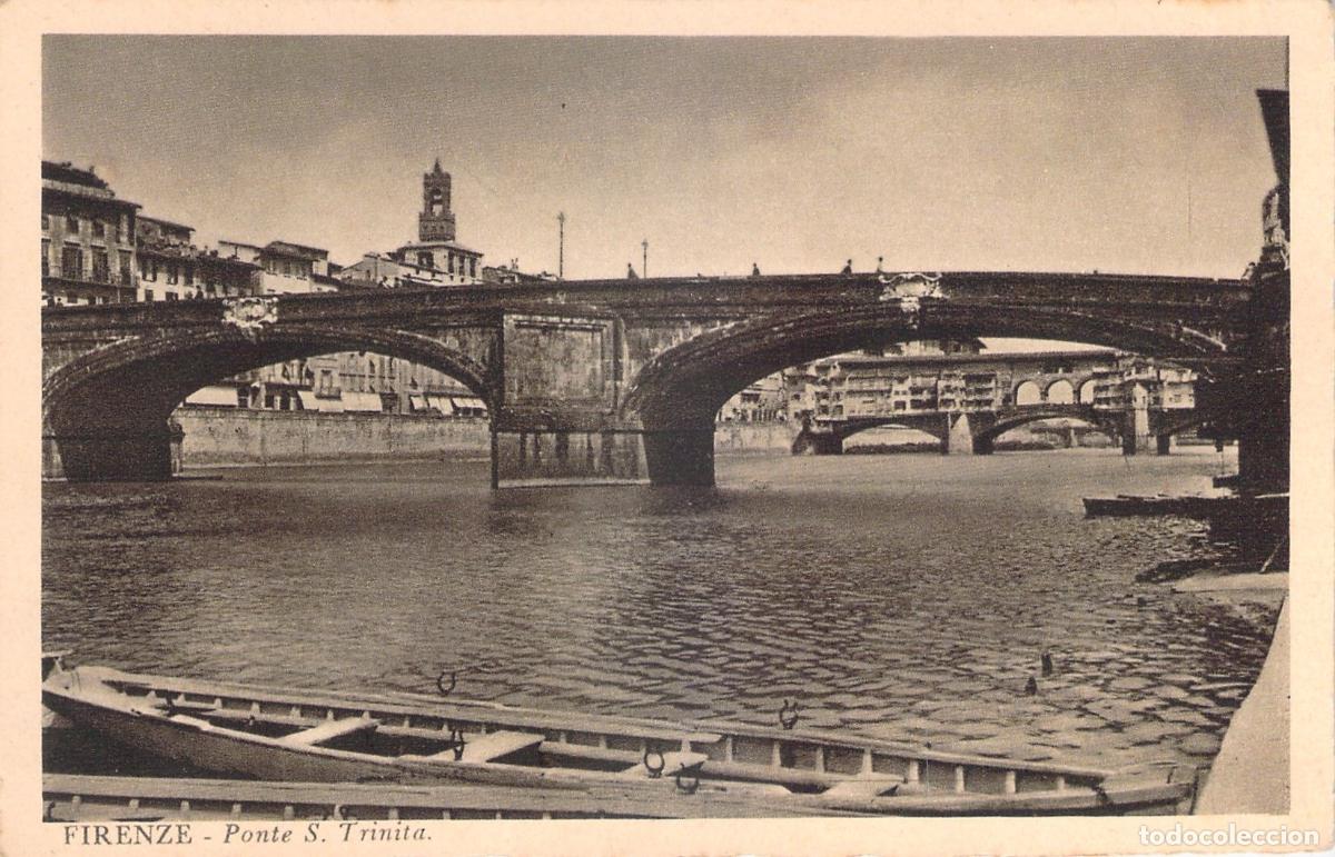 Postales: Postal de Florencia Italia Puente Santa Trinita
