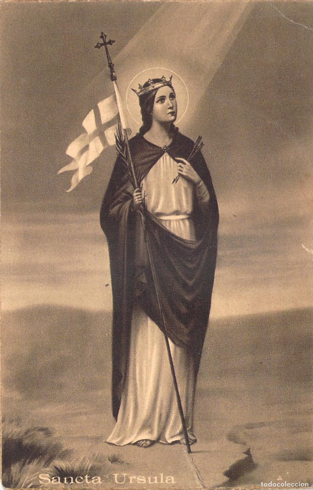 Postales: Postal de Santa &Uacute;rsula arte sacro italiano