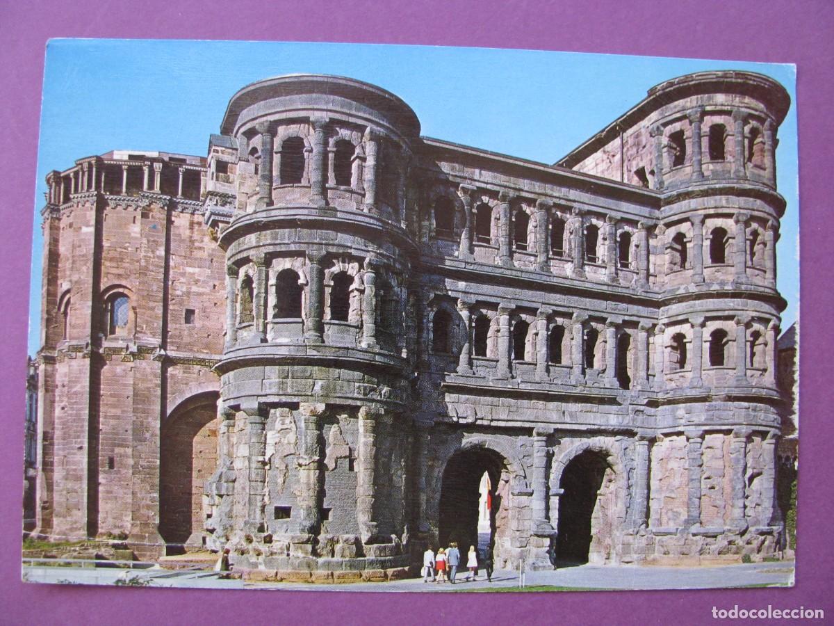 Postales: POSTAL DE ALEMANIA. TRIER. PUERTA NEGRA. ED. KR&Uuml;GER