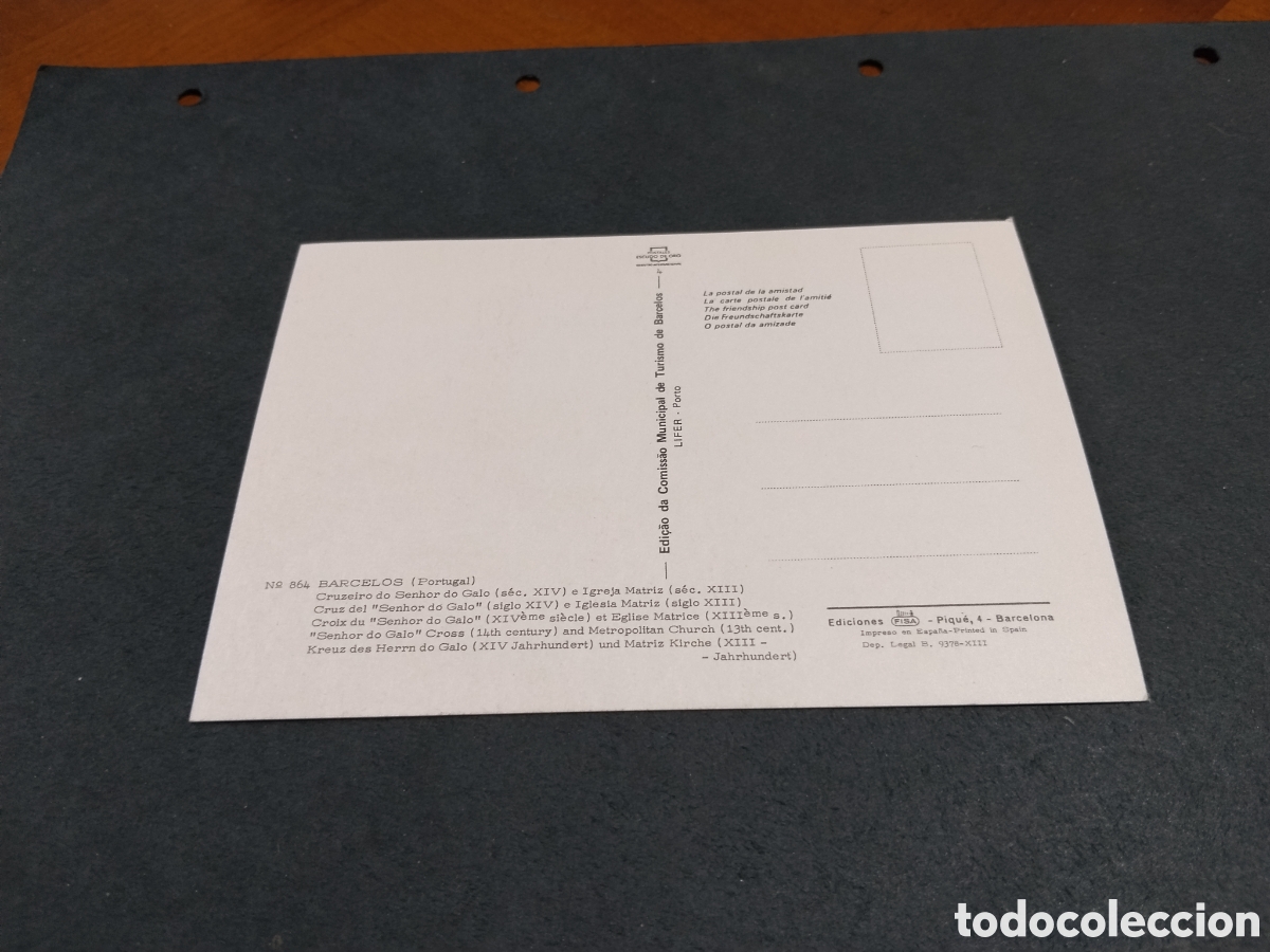Postales: Postal Barcelos, Cruz - Foto 2
