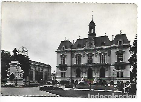 Postales: HOTEL DE VILLE - HOTEL DES POSTES - STATUE DE DANTON.- TARBES / FRANCIA