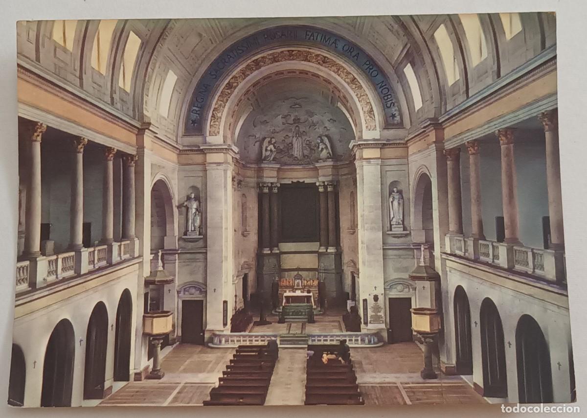 Postales: FATIMA (PORTUGAL). INTERIOR DE LA BASILICA