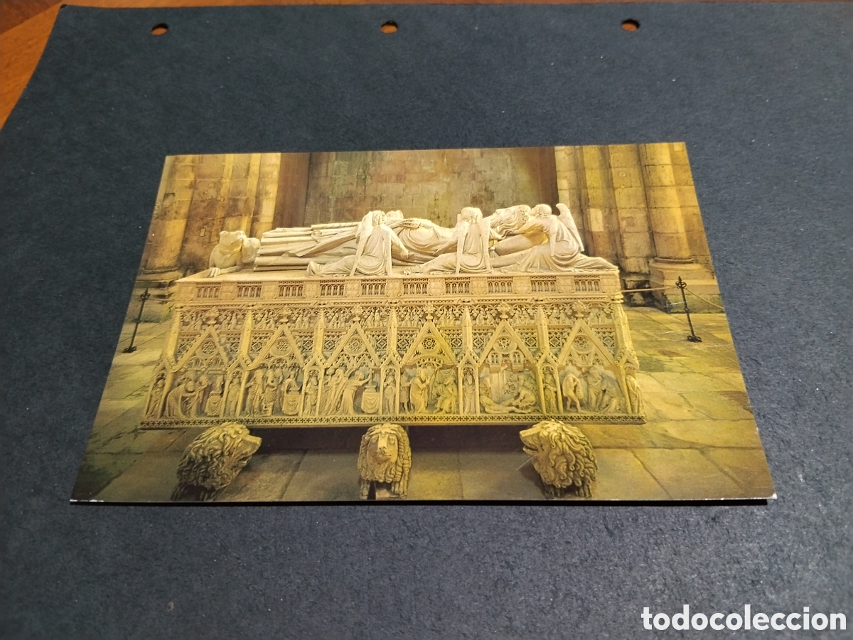 Postales: Postal alcobasa tumba D.Pedro l