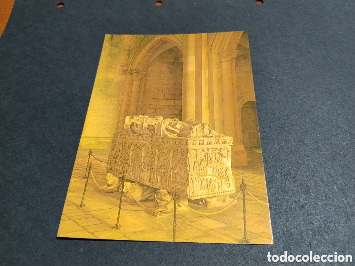 Postales: Postal alcobasa tumba Portugal