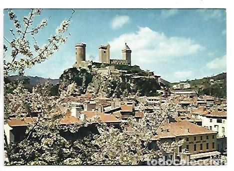 Postales: VUE GENERALE AU PRINTEMPS, AU FOND LES TOURS DU CHATEAU.- FOIX / FRANCIA