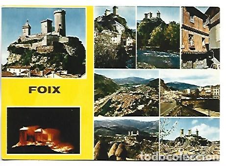 Postales: VUE GENERALE ET SON CELEBRE CHATEAU.- FOIX / FRANCIA