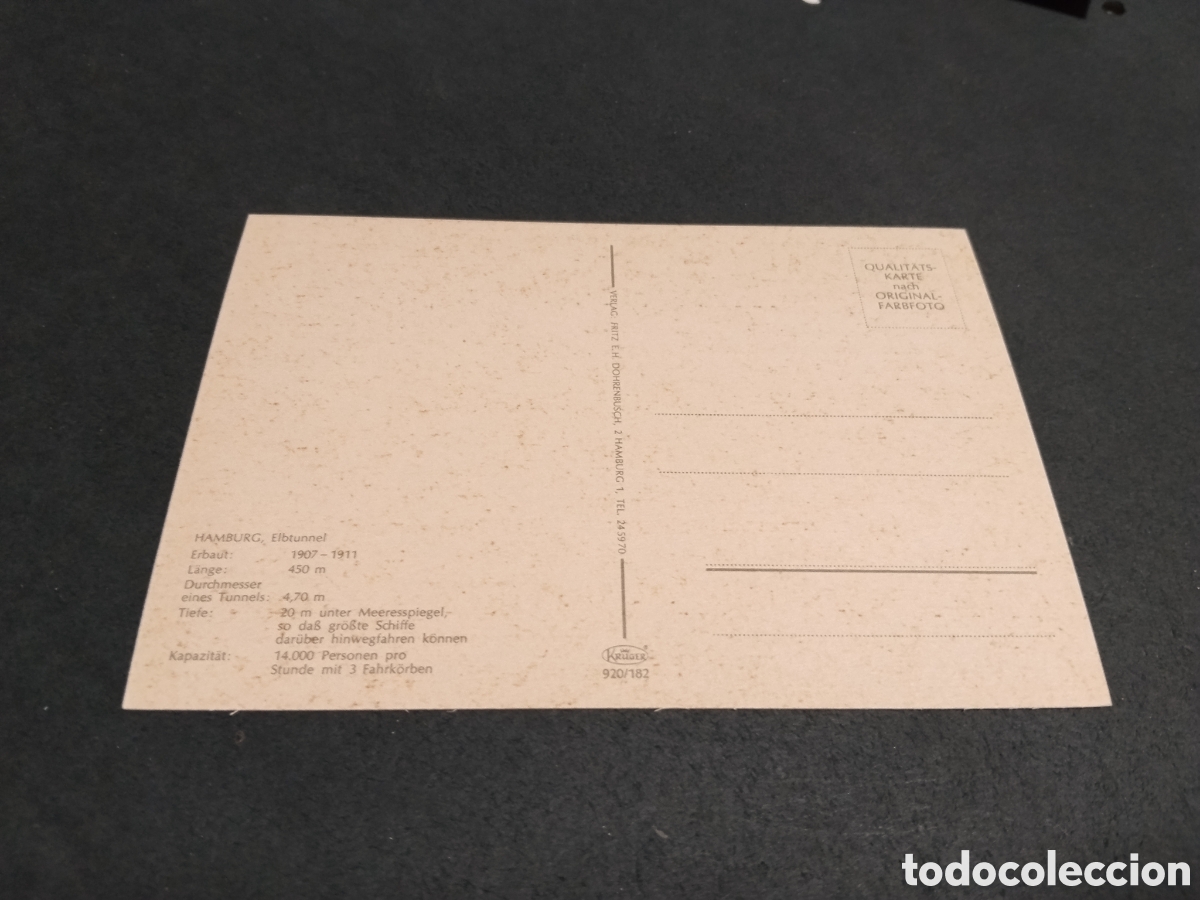 Postales: Postal, grab&eacute; ans Hamburgo - Foto 2
