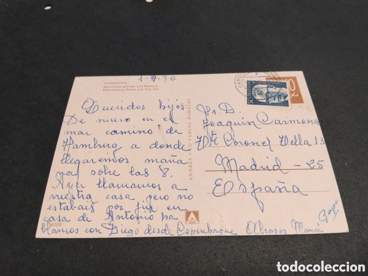 Postales: Postal Hamburgo......... - Foto 2
