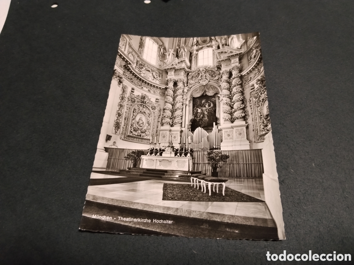 Postales: Postal iglesia de los Teatinos Munich - Foto 1