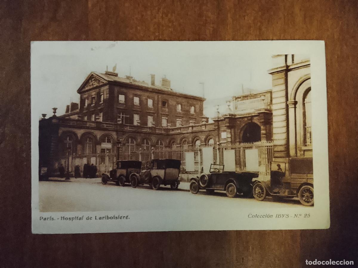 Postales: Postal de Par&iacute;s. Hospital de Lariboisiere. Colecci&oacute;n IBYS n&ordm; 25
