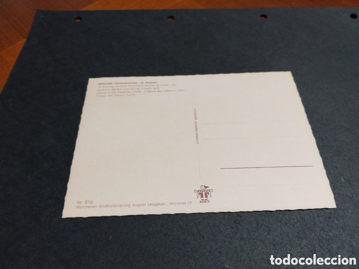 Postales: Postal Munich iglesia - Foto 2
