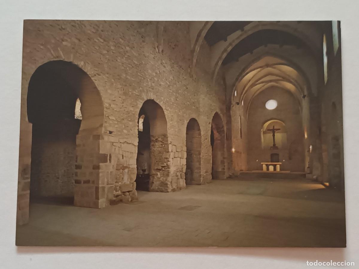 Postales: CODALET (FRANCIA). ABBAYE DE SAINT-MICHEL DE CUXA. NAVE CENTRAL DE LA IGLESIA PRERROMANA
