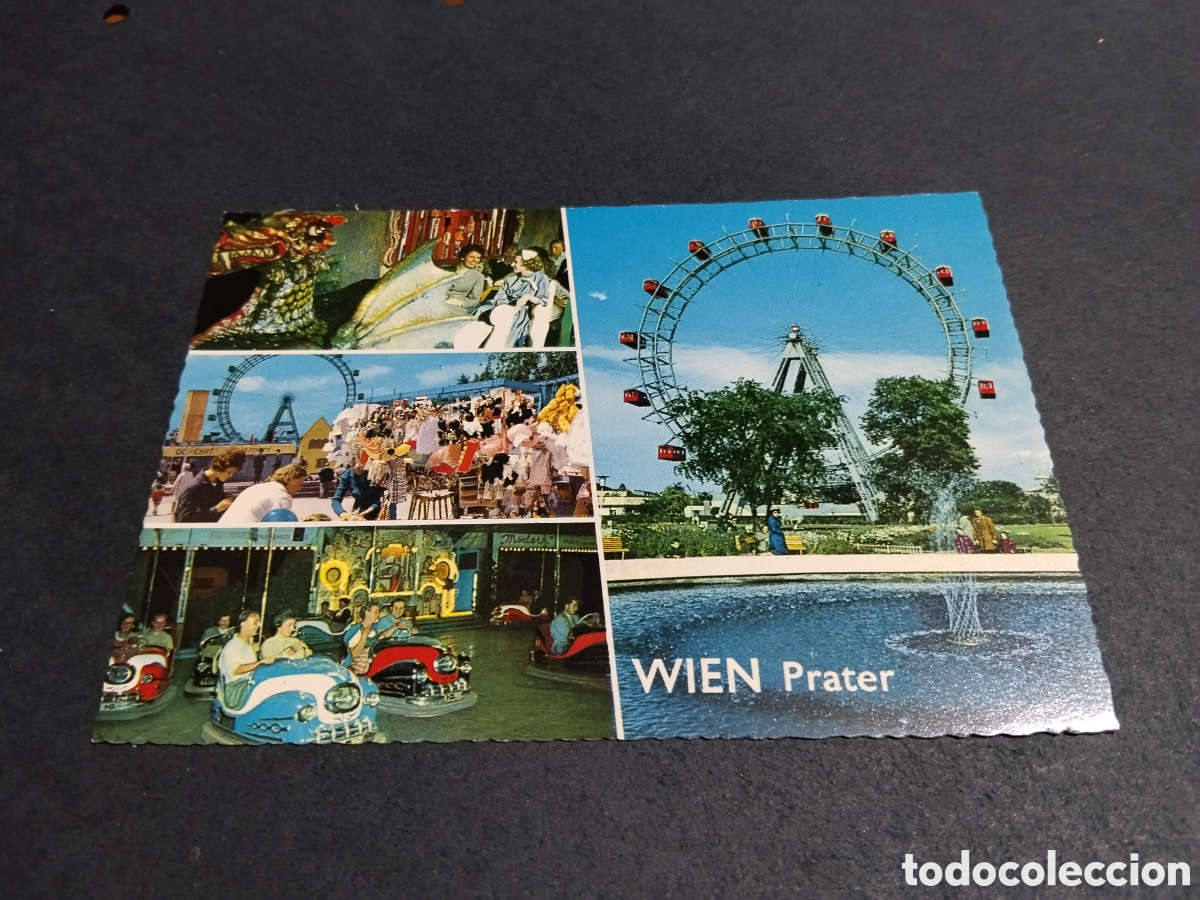 Postales: Postal Viena prater noria...