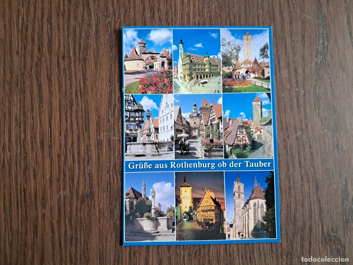 Postales: postal de Alemania, diferentes vistas de Rothenburg Ob Der Tauber.