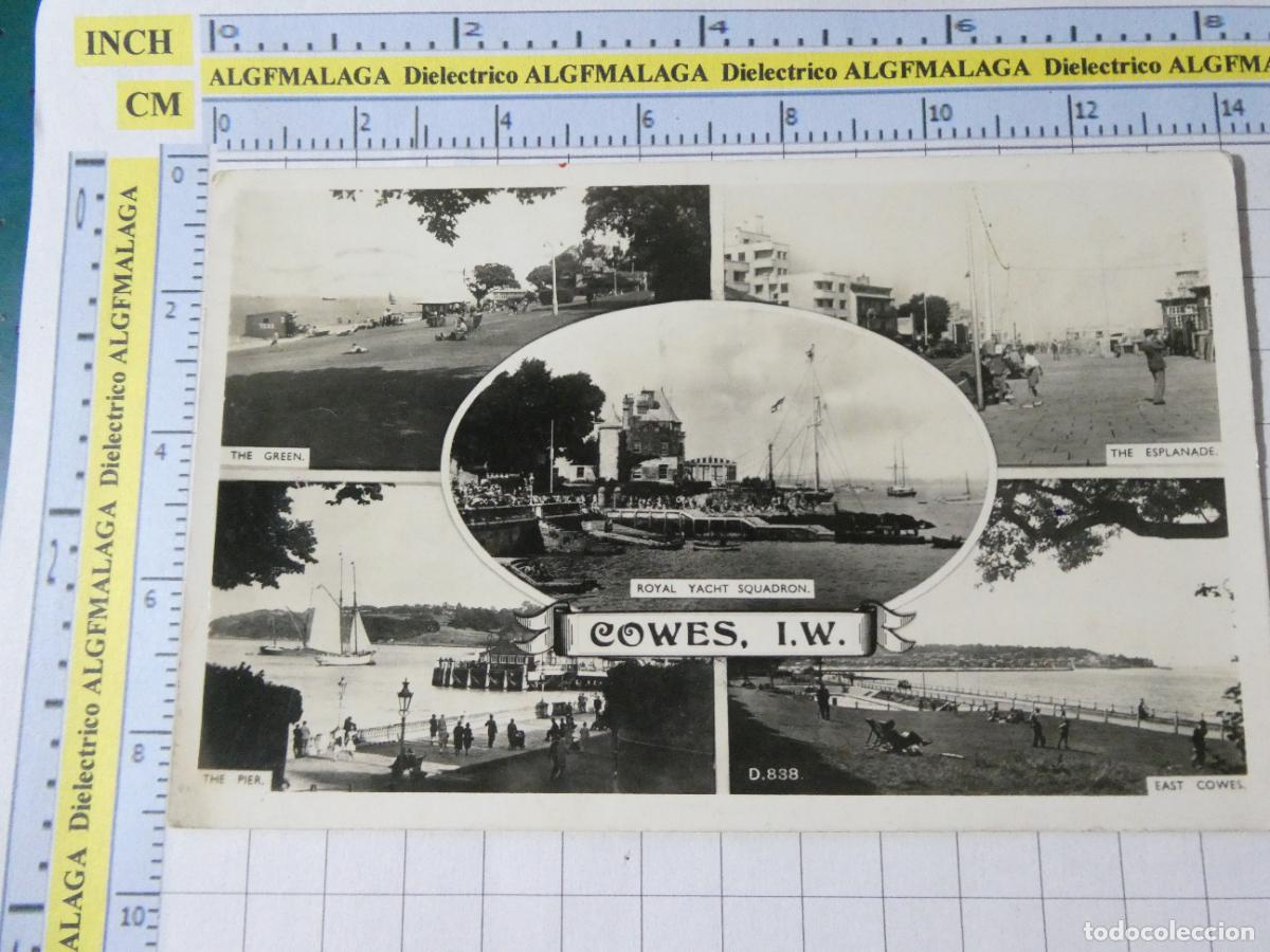 Postales: ANTIGUA POSTAL DE GRAN BRETA&Ntilde;A REINO UNIDO. COWES I.W. ROYAL YATCH SQUADRON. 1007