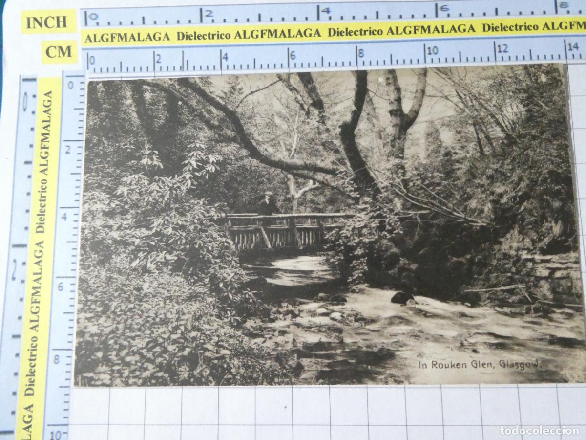 Postales: ANTIGUA POSTAL DE GRAN BRETA&Ntilde;A REINO UNIDO. GLASGOW IN ROUKEN GLEN. 1011