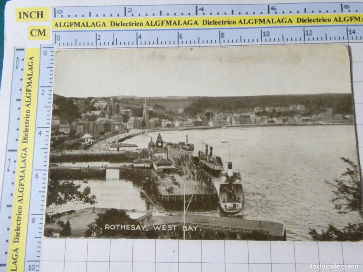 Postales: ANTIGUA POSTAL DE GRAN BRETA&Ntilde;A REINO UNIDO. ROTHESAY WEST BAY. 1013