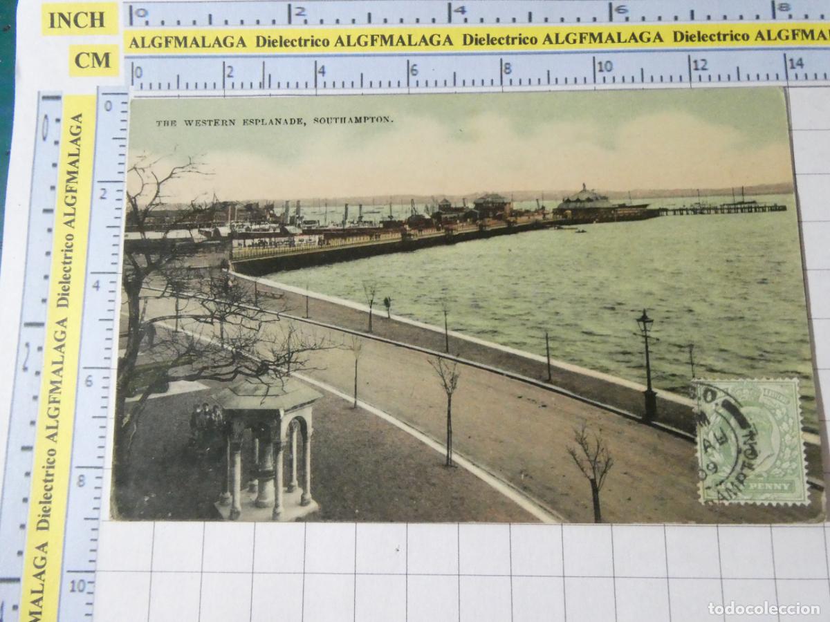 Postales: ANTIGUA POSTAL DE GRAN BRETA&Ntilde;A REINO UNIDO. THE WESTERN ESPLANADE SOUTHHAMPTON. 1024