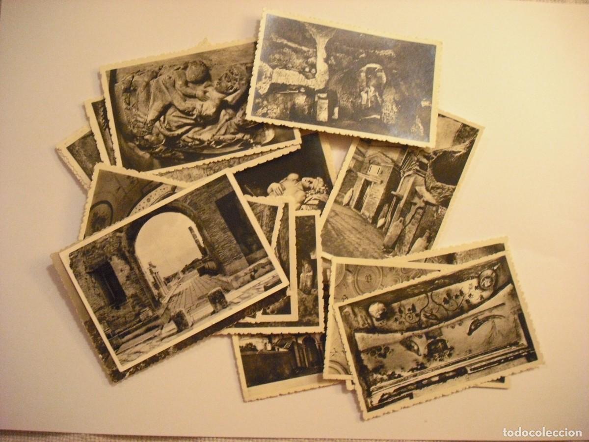 Postais: ROMA , LOTE DE 21 POSTALES / FOTO DE PEQUE&Ntilde;AS DIMENSIONES