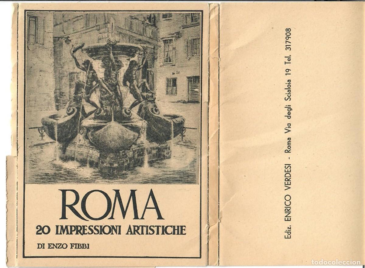 Postales: ROMA - 20 IMPRESSIONI ARTISTICHE DI ENZO FIBBI