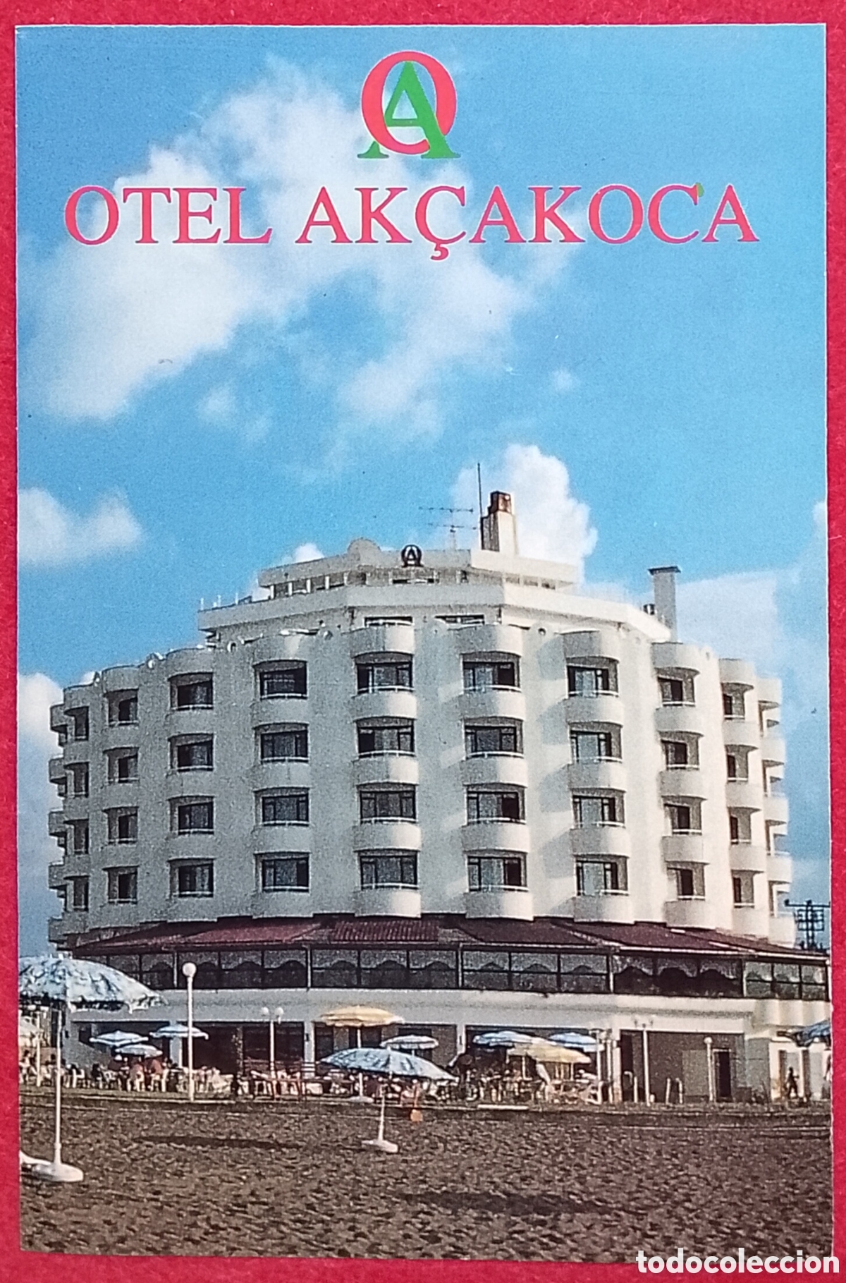 Postales: Postal Hotel Ak&ccedil;akoca (Turqu&iacute;a) Mar Negro - Escrita A&ntilde;o 1992