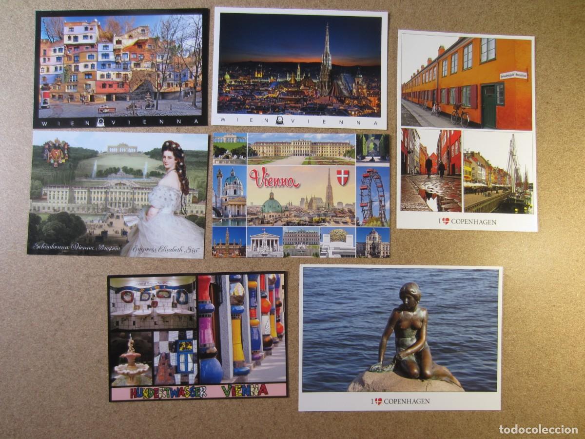 Postales: Lote de 8 Postales de Vienna y Copenhagen