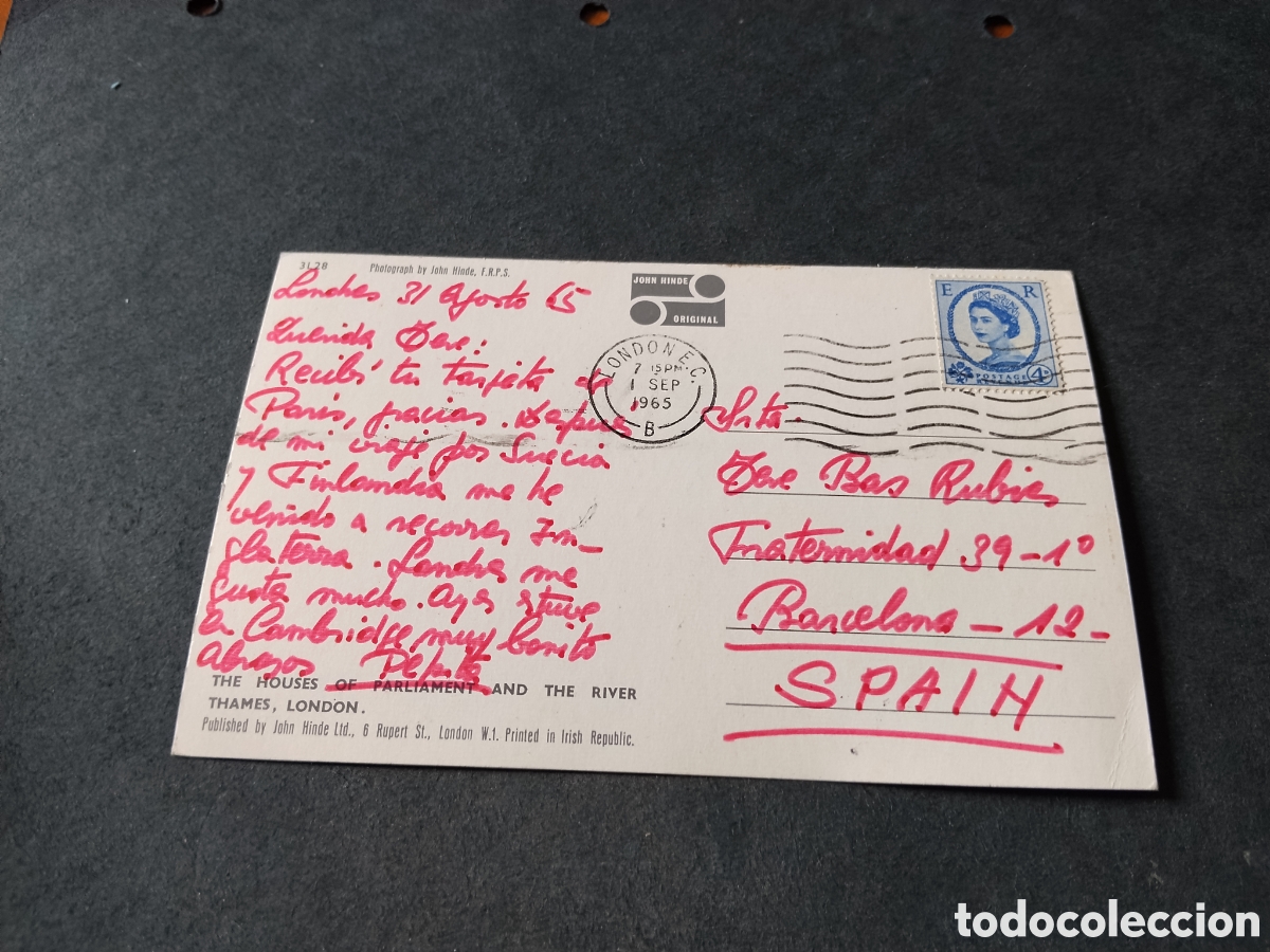 Postales: Postal Inglaterra parlamento - Foto 2