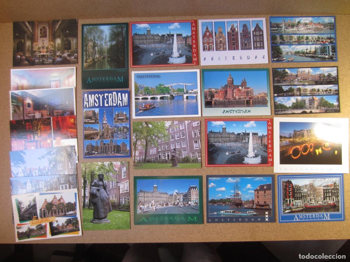 Postales: Lote de 22 Postales de Amsterdam Holanda Paises Bajos Magere Brug Begijnhof